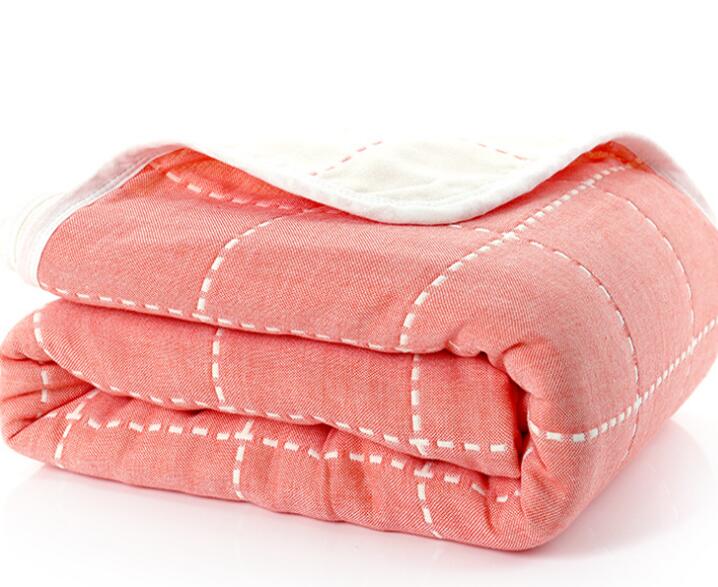 Baby Blankets Newborn Muslin Cotton 6 Layers Thick Swaddle Kids Receiving Blankets Children Cover Bedding eprolo