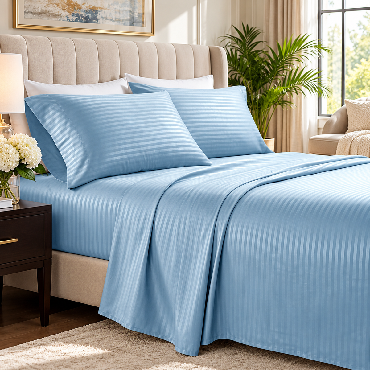 Liora Striped Sheet Set