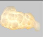 Nordic Cotton Cloud LED Pendant Lamp – Elegant White Iron Chandelier for Stylish Spaces