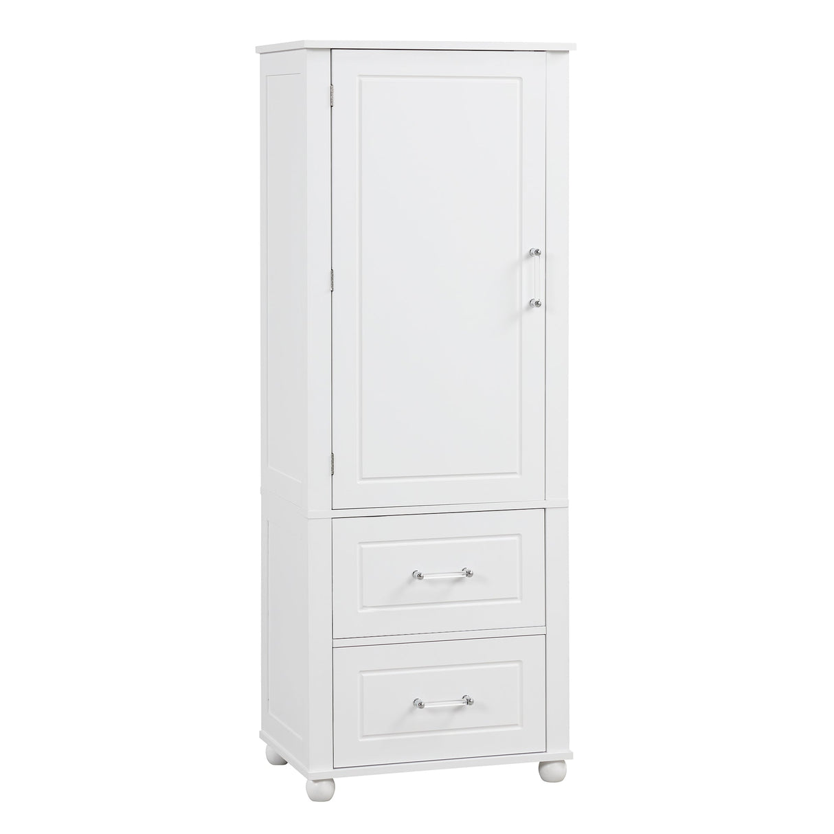 European Style Tall Bathroom Storage Cabinet with Adjustable Shelves and Drawers Julia M Home & Kitchen