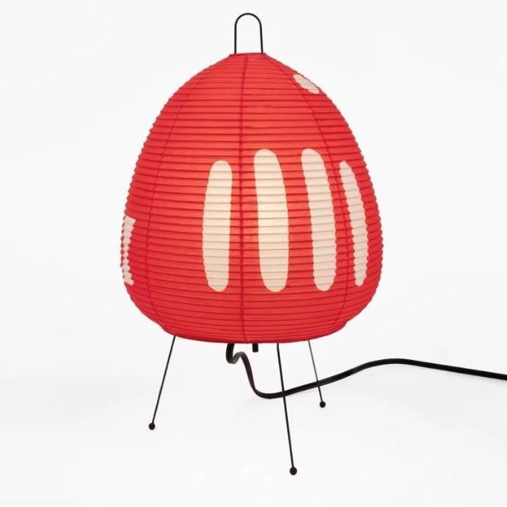 Japanese retro rice paper table lamp style wabi sabi style ins cross-border high-end atmosphere bedside table lamp Julia M Home & Kitchen