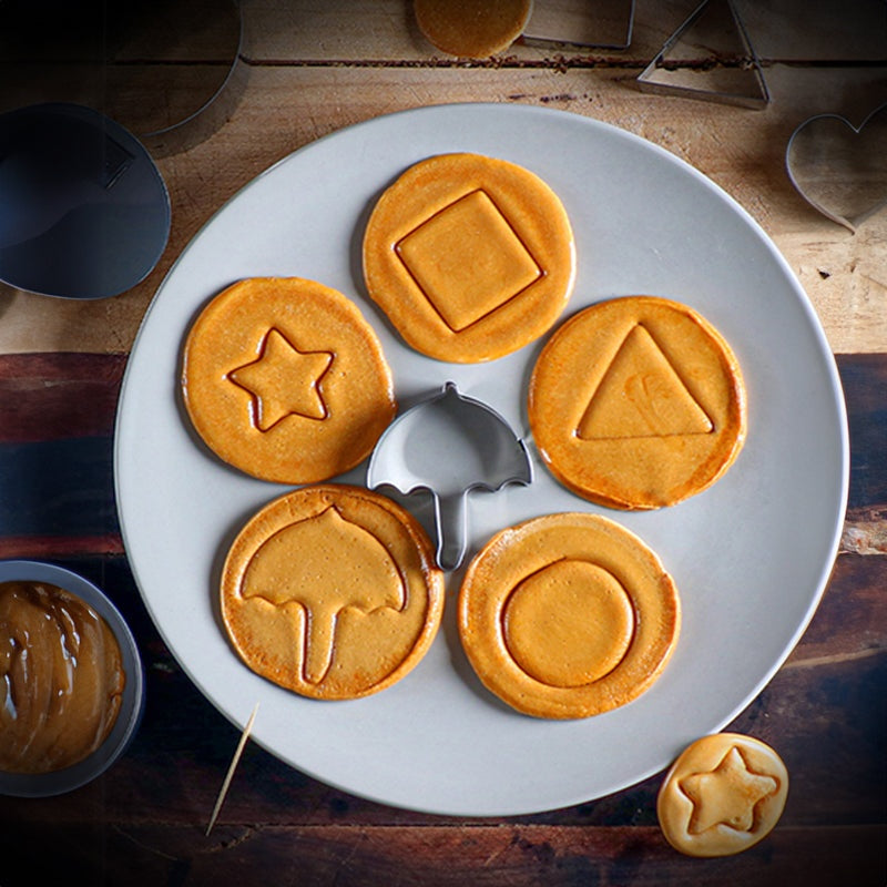 Sugar Candy Tools: Stainless Cutters & Biscuit Kit