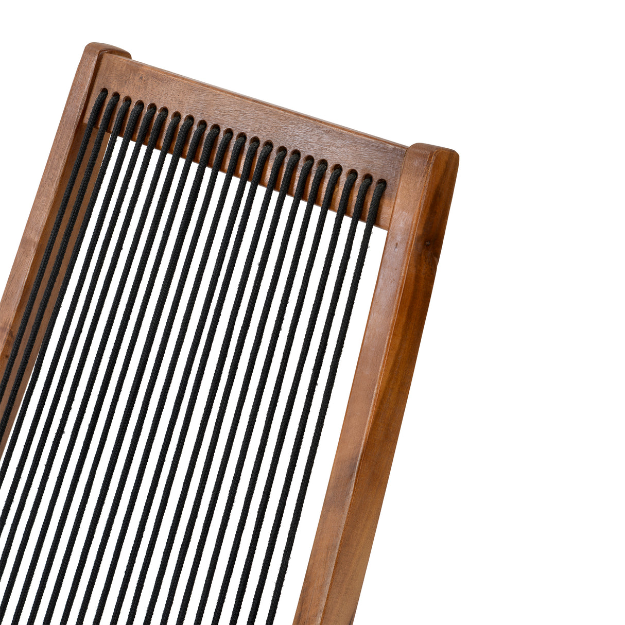 folding roping wood chair - Julia M LifeStyles