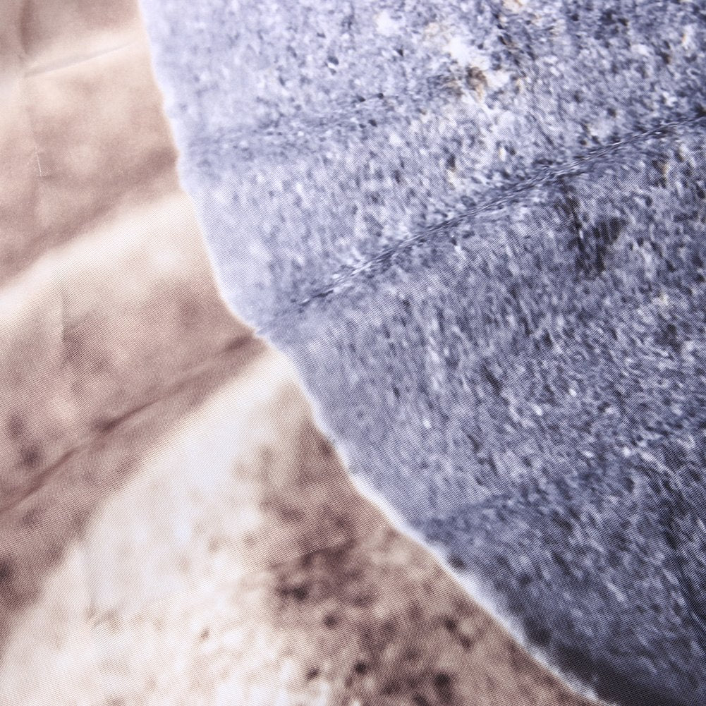 Bathroom Shower Curtain Bathroom Decoration Waterproof Sand&Stone Printed Pattern - Julia M LifeStyles