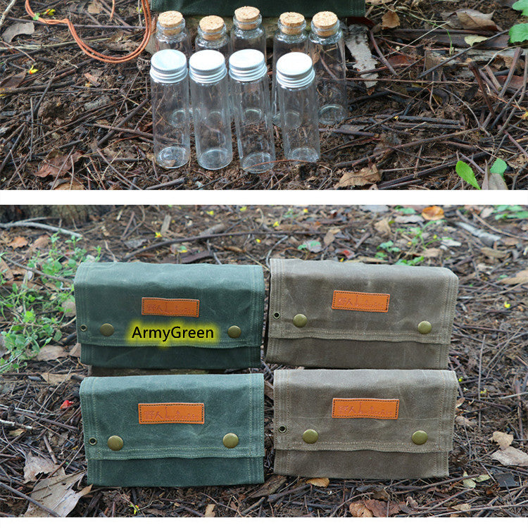Outdoor Camping Glass Seasoning Bottle Portable Set - Julia M LifeStyles