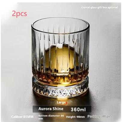 Whiskey Shot Crystal Set – Premium Thickened Glassware Collection