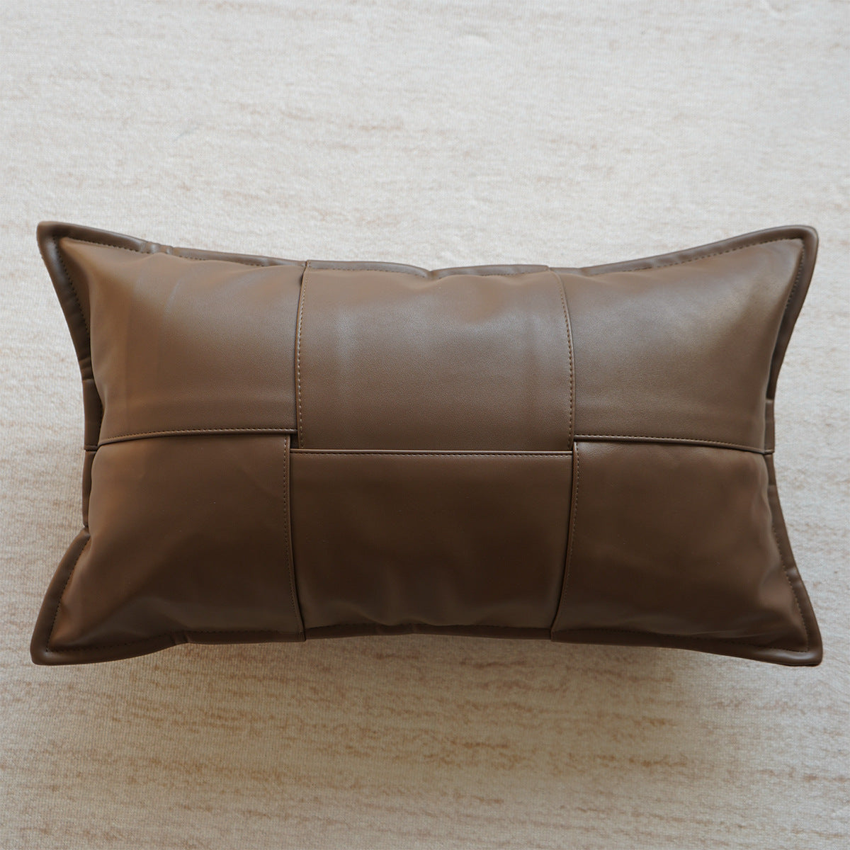 Maillard Brown Luxe Throw Pillow