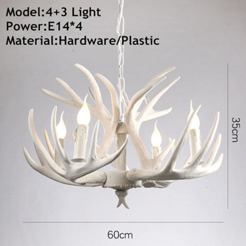 Nordic Retro Antlers Chandelier: A Touch of Elegance