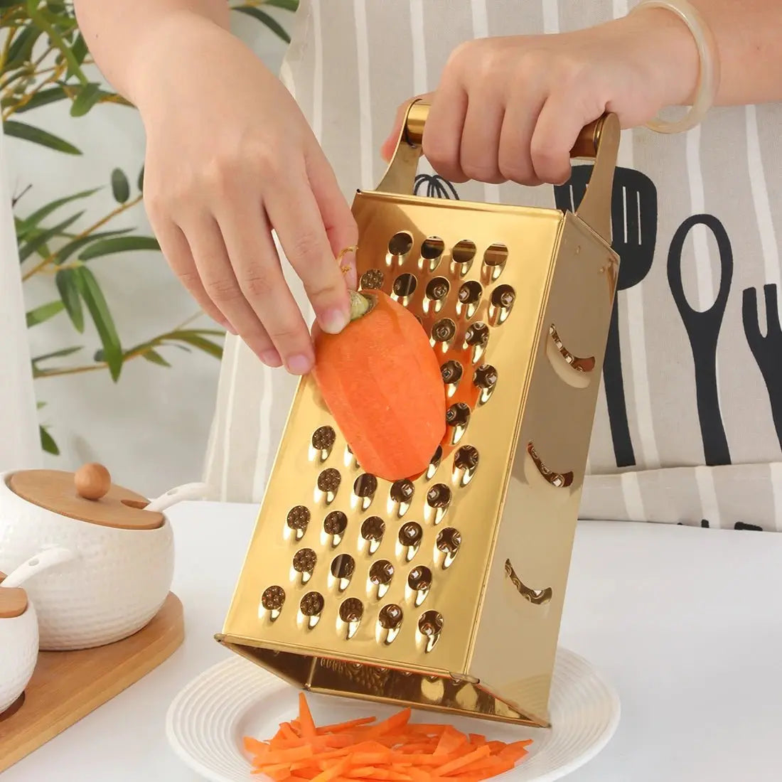 Stainless Steel Multi-Functional Vegetable Cutter Grater - Julia M LifeStyles