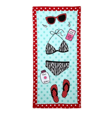 Ice Cream Printed Large Beach Towels