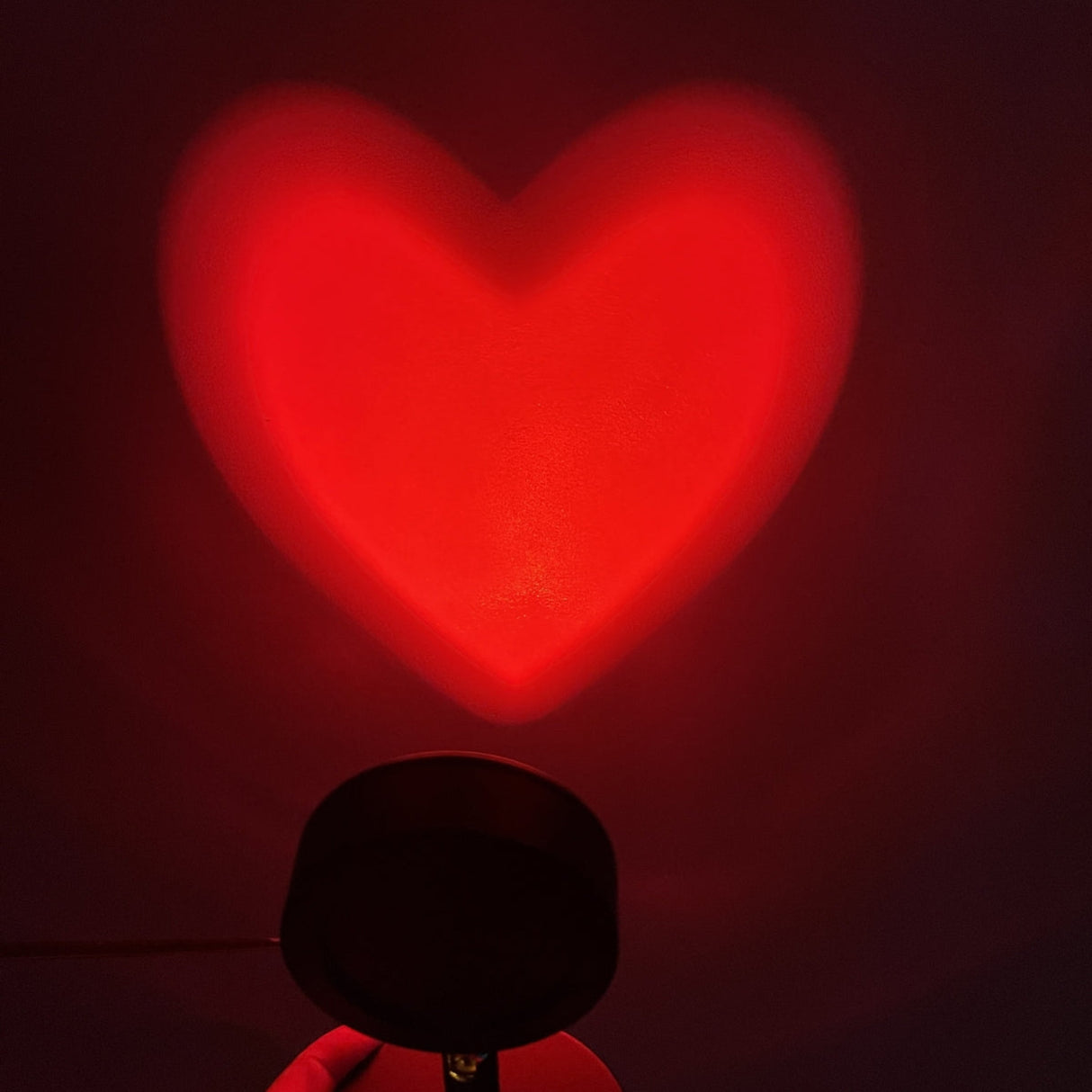 Red Heart Projection Mood Light: Illuminate Your Space with Style