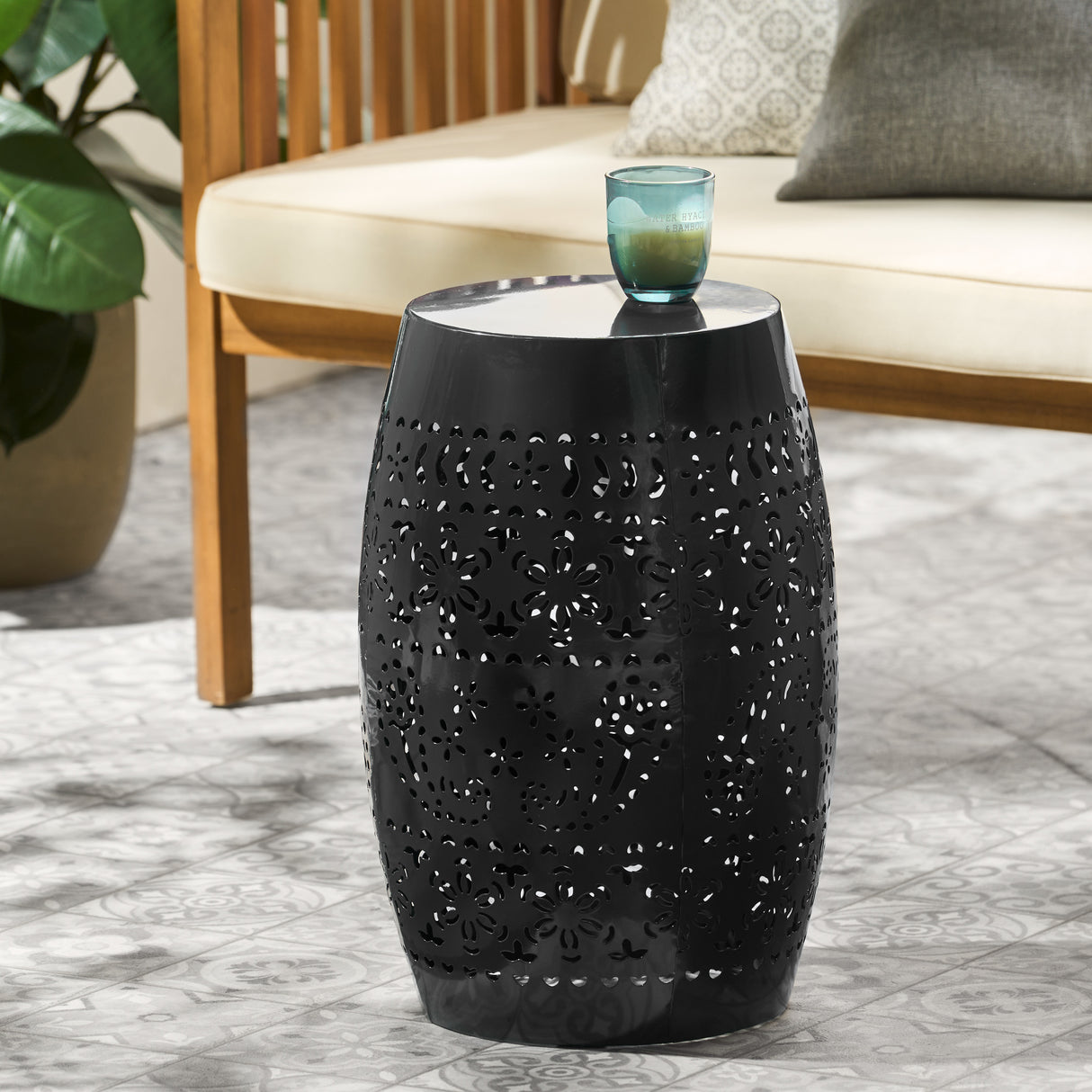 RUBY 12" SIDE TABLE - Julia M LifeStyles