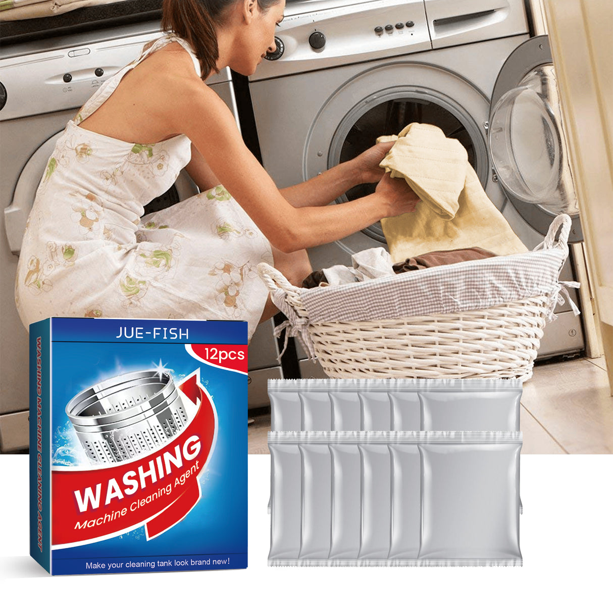 Washing Machine Cleaner, Washing Machine Tank Automatic Drum Liner Dirt Cleaning Sheet - Julia M LifeStyles