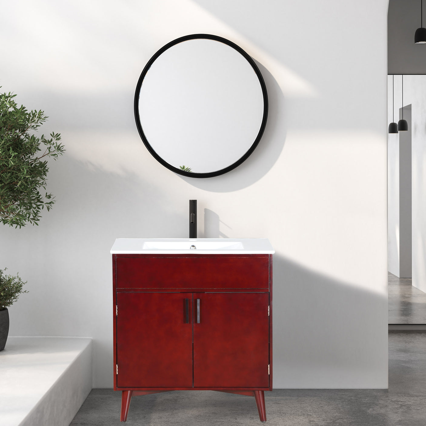 Bathroom vanity Set with Sink, Combo Cabinet, Bathroom Storage Cabinet - Julia M LifeStyles