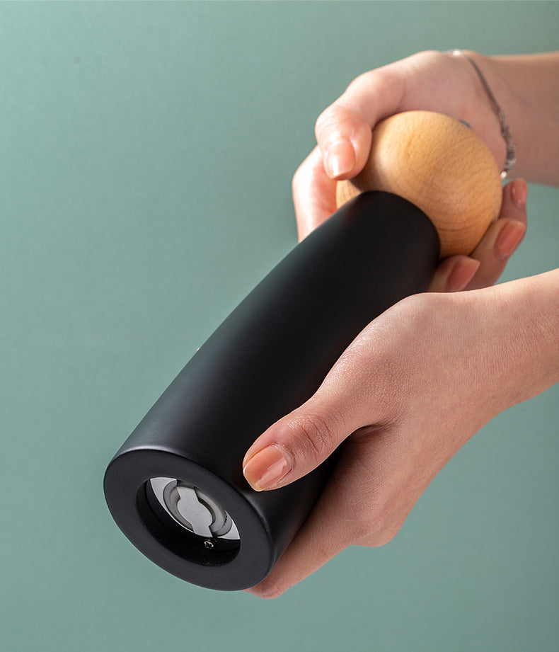 Kitchen Adjustable Coarseness Wood Pepper Grinder Mill Wooden Manual Sea Ceramic Grinding Mechanism Salt Mill eprolo