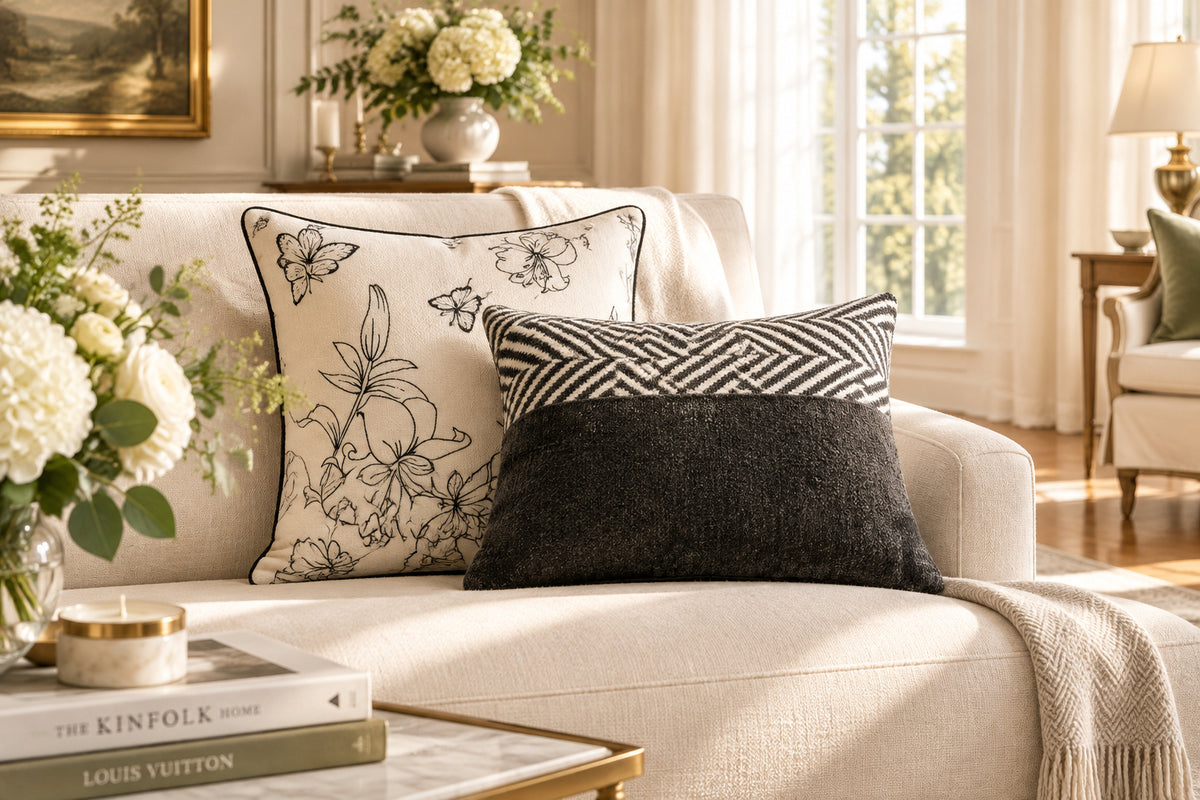 Linework Atelier Cushions & Pillow Inserts