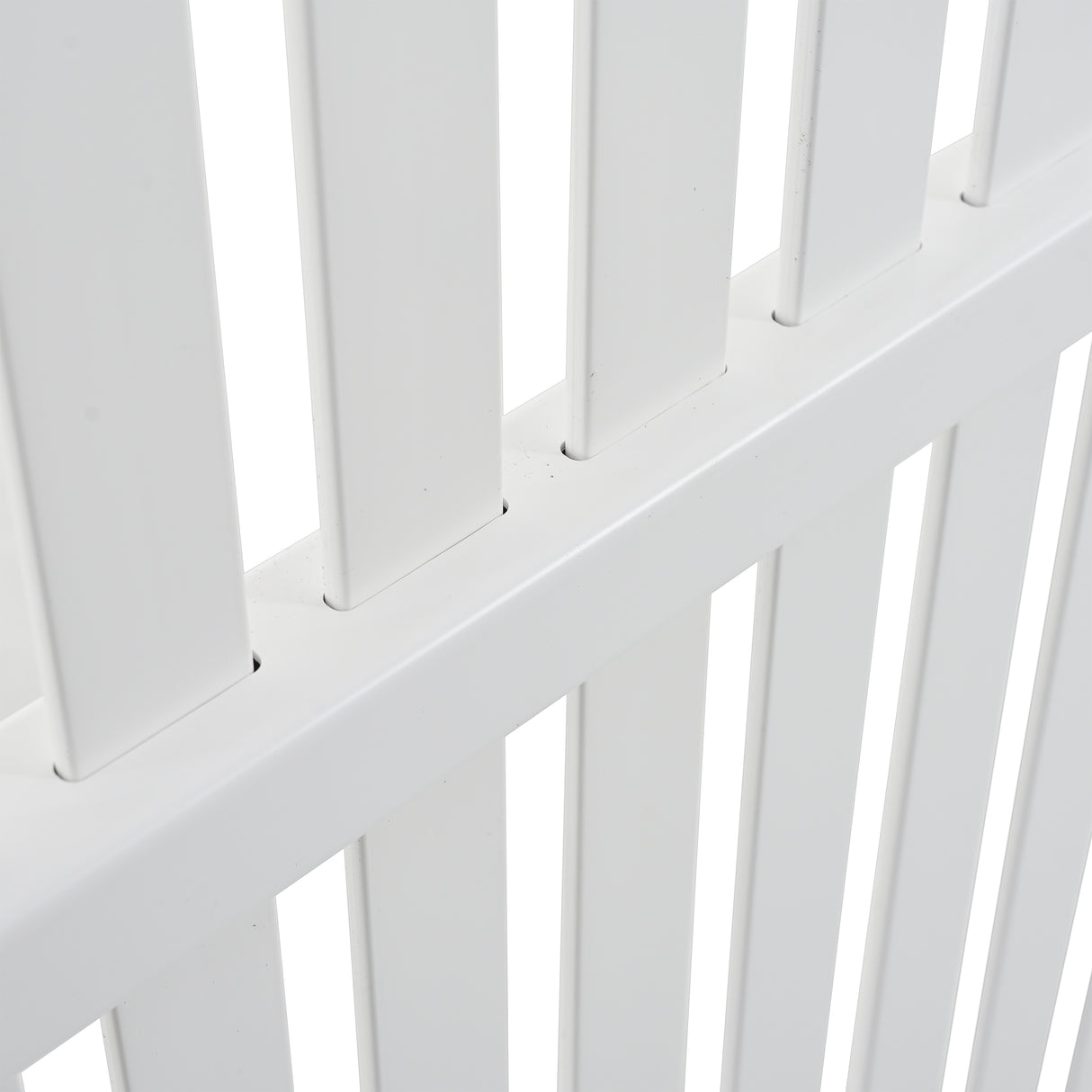 Privacy Screen Panels Kit Air Conditioner Trash Can Enclosure Vinyl white color - Julia M LifeStyles