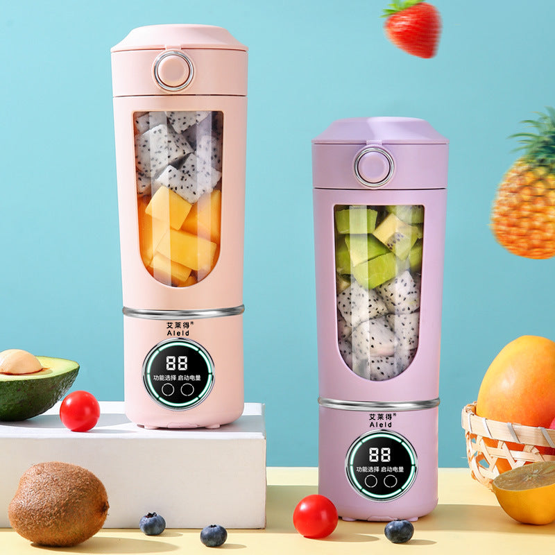 High-end juicer household crushed ice juicer cup USB charging portable juicer outdoor travel cup 12 dollars Julia M Home & Kitchen