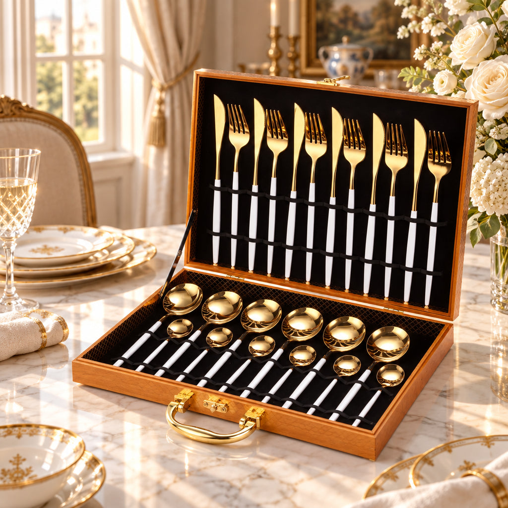 Palette 24-Piece Stainless Steel Flatware Set