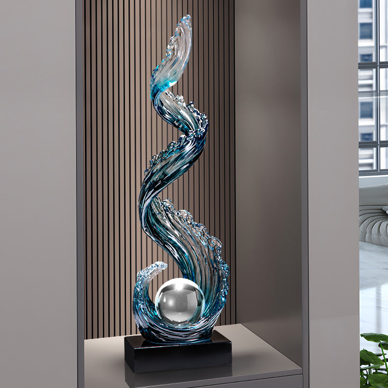 Julia M™ Grand Foyer Sculptural Floor Lamp -"Where Architectural Art Meets Illumination."