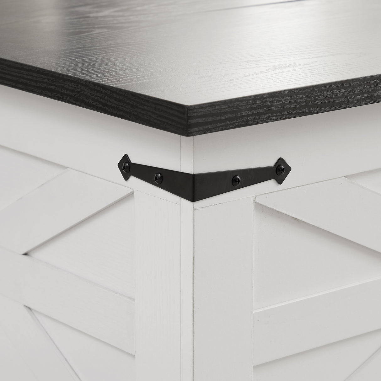 Farmhouse Coffee Table & End Table Barn design Center Table Rustic Cocktail Table with Hinged Lift Top and End Table - Julia M LifeStyles