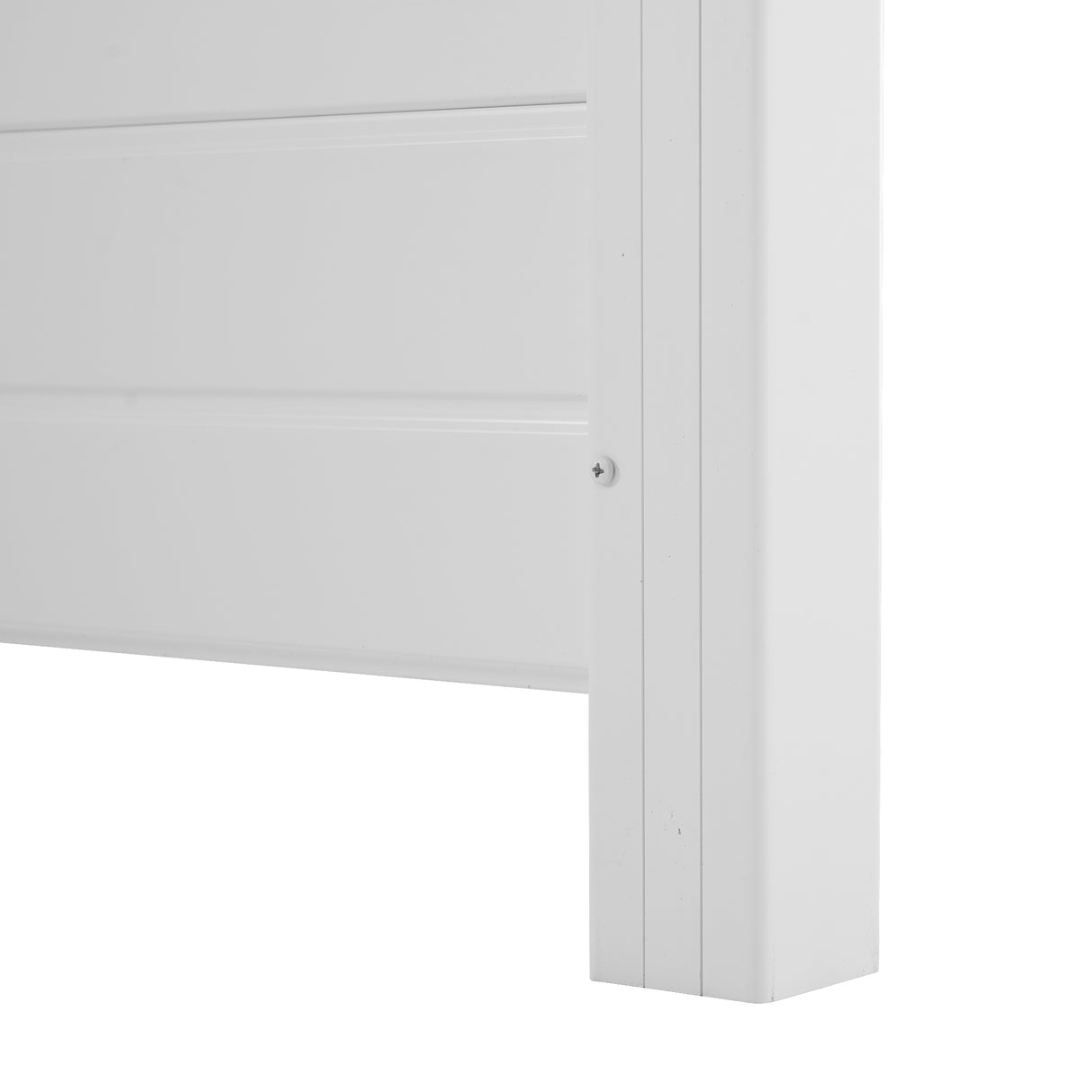 Privacy Fence Panels Kit Air Conditioner Trash Can Enclosure Vinyl white color - Julia M LifeStyles