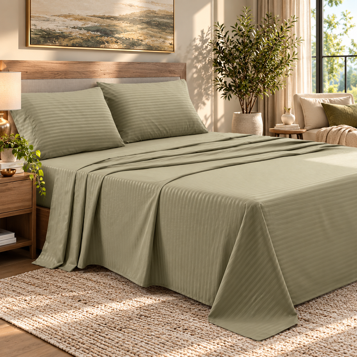 Liora Striped Sheet Set