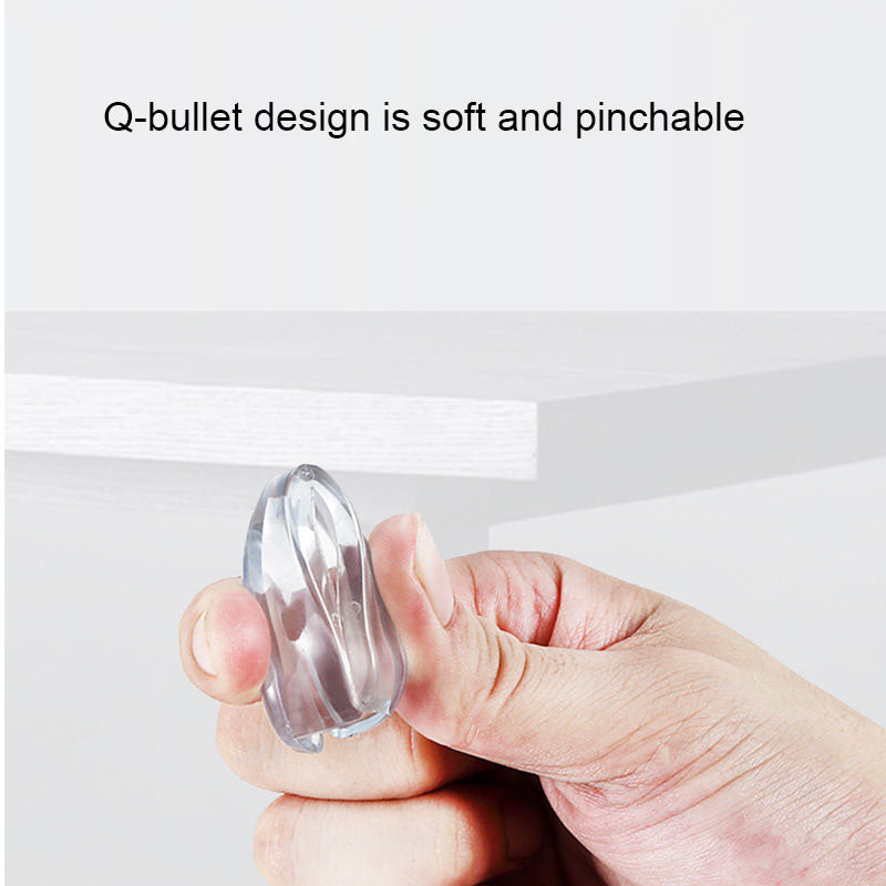 Transparent PVC Anti-Collision Table Corner Protectors Julia M Home & Kitchen