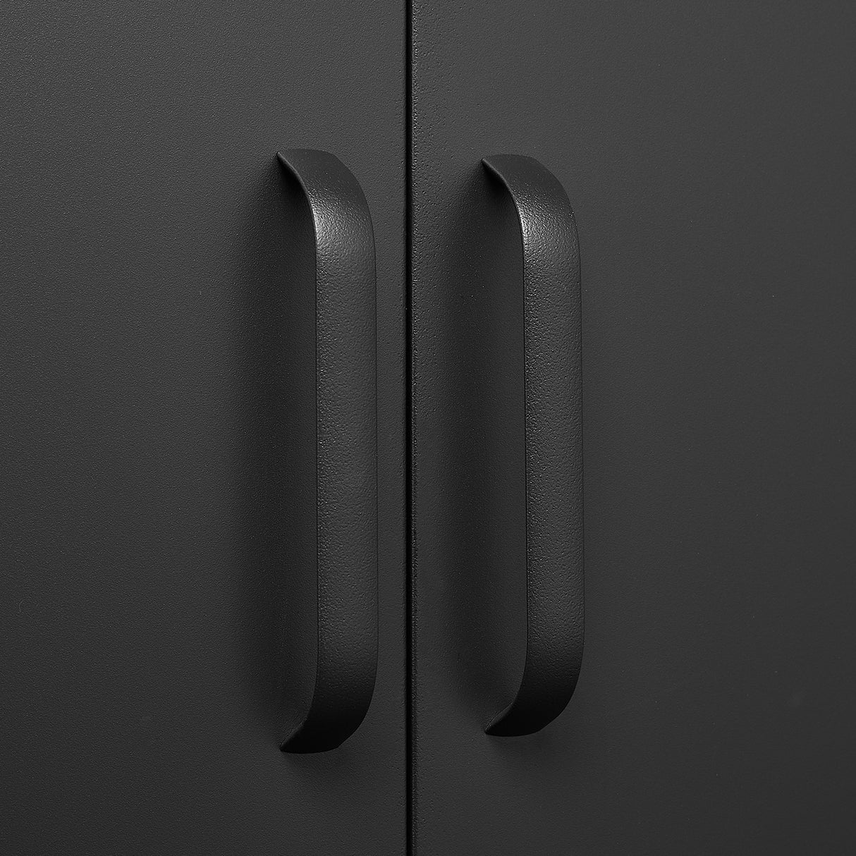 Steel storage cabinet, double door miscellaneous storage cabinet, 2 movable partitions - Julia M LifeStyles