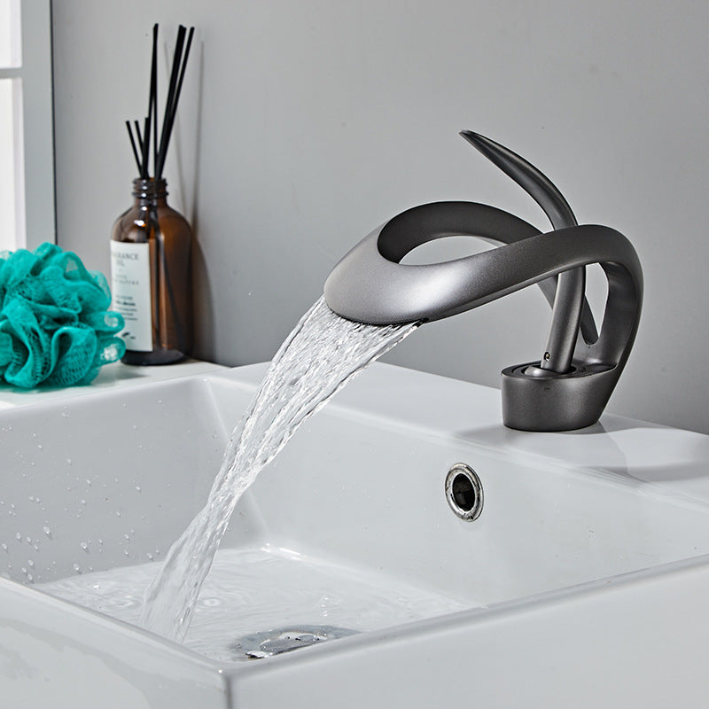Creative basin waterfall faucet basin faucet basin faucet hot and cold table basin faucet - Julia M LifeStyles