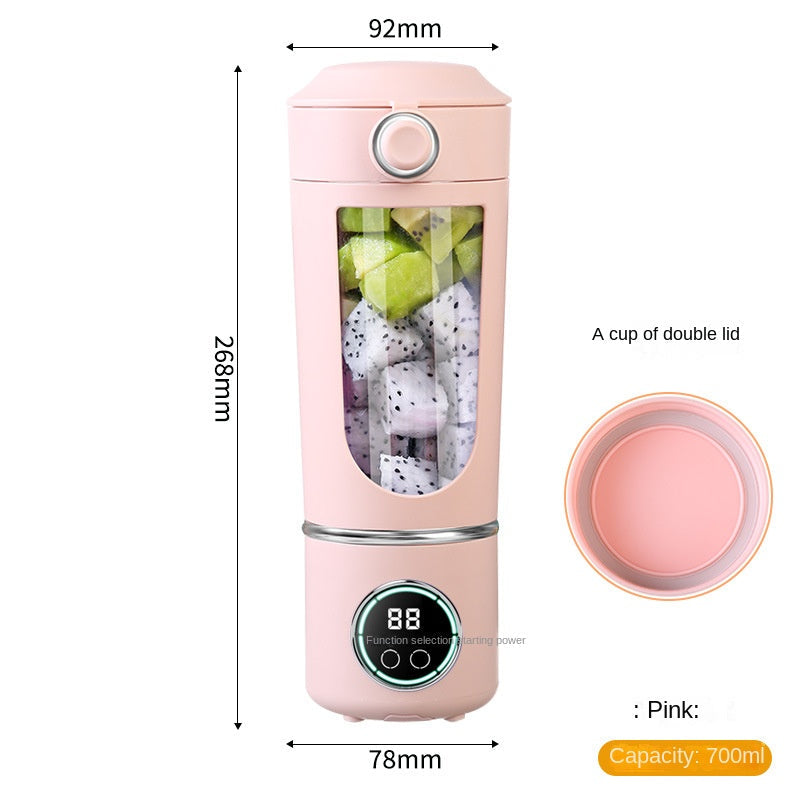 High-end juicer household crushed ice juicer cup USB charging portable juicer outdoor travel cup 12 dollars Julia M Home & Kitchen