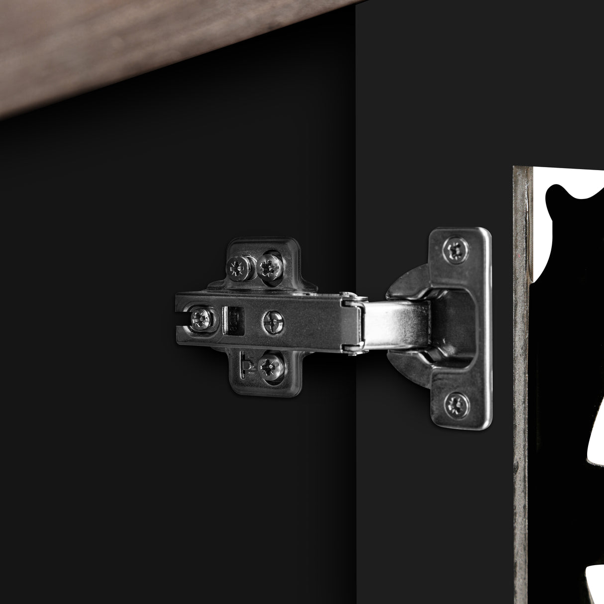 Hollow Four Door Antique Cabinet, American Country Style, Suitable for Living Room, TV Cabinet, Kitchen (Brown) - Julia M LifeStyles