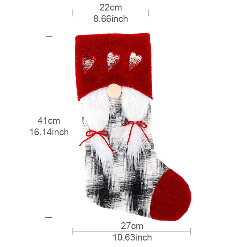 Christmas Decorations Rudolf Christmas Socks Gift Bags Christmas Candy Socks Children's Gift Bags Socks eprolo