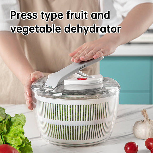 Multifunction 3 in 1 kitchen fruit vegetable dryer tools large manual Lettuce salad Spinner with Lidmaterial: plastic eprolo