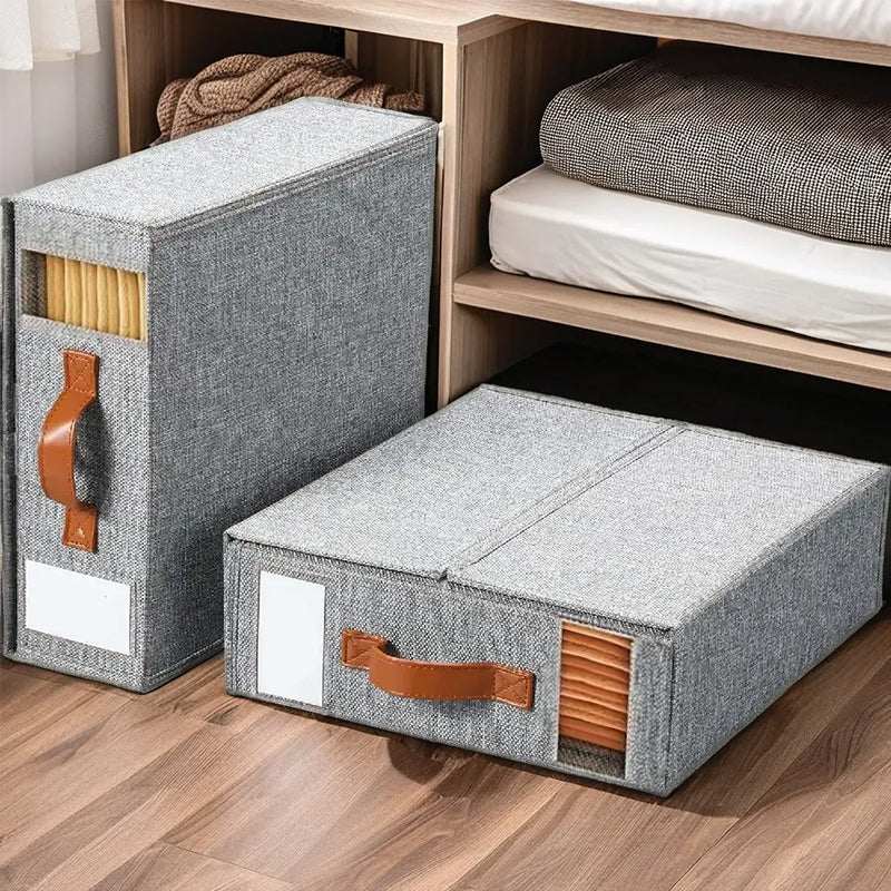Compact Foldable Storage Cubes for Linens, Towels & Bedding Essentials eprolo
