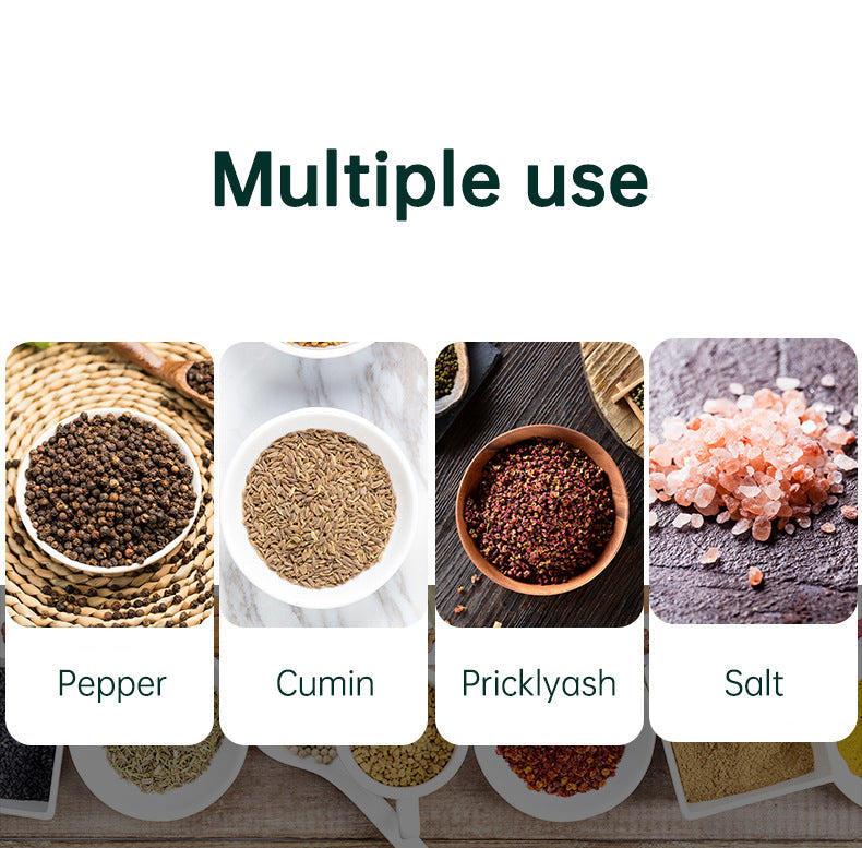 Kitchen Adjustable Coarseness Wood Pepper Grinder Mill Wooden Manual Sea Ceramic Grinding Mechanism Salt Mill eprolo