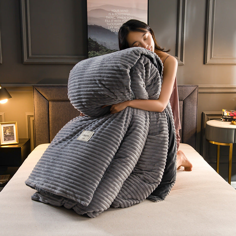 Velvet Elegance Four-Piece Duvet Cover Set
