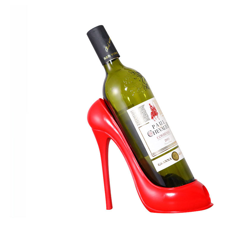 Creative high-heeled shoes, wine rack decorations, European style wine racks, home decor, wine cabinet accessories, wine rack resin eprolo