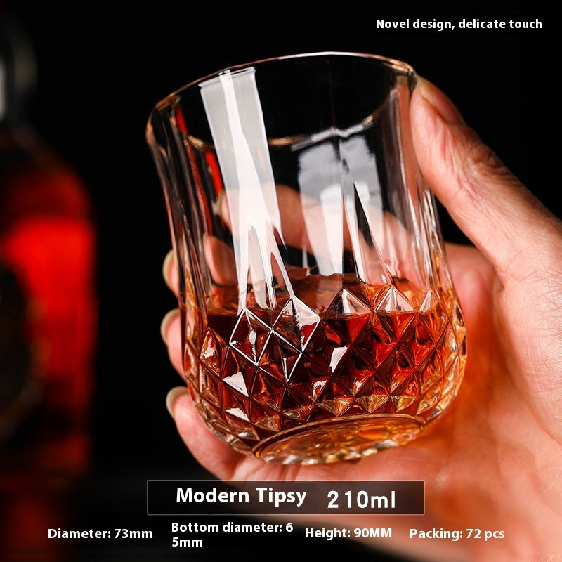 Whiskey Shot Crystal Set – Premium Thickened Glassware Collection