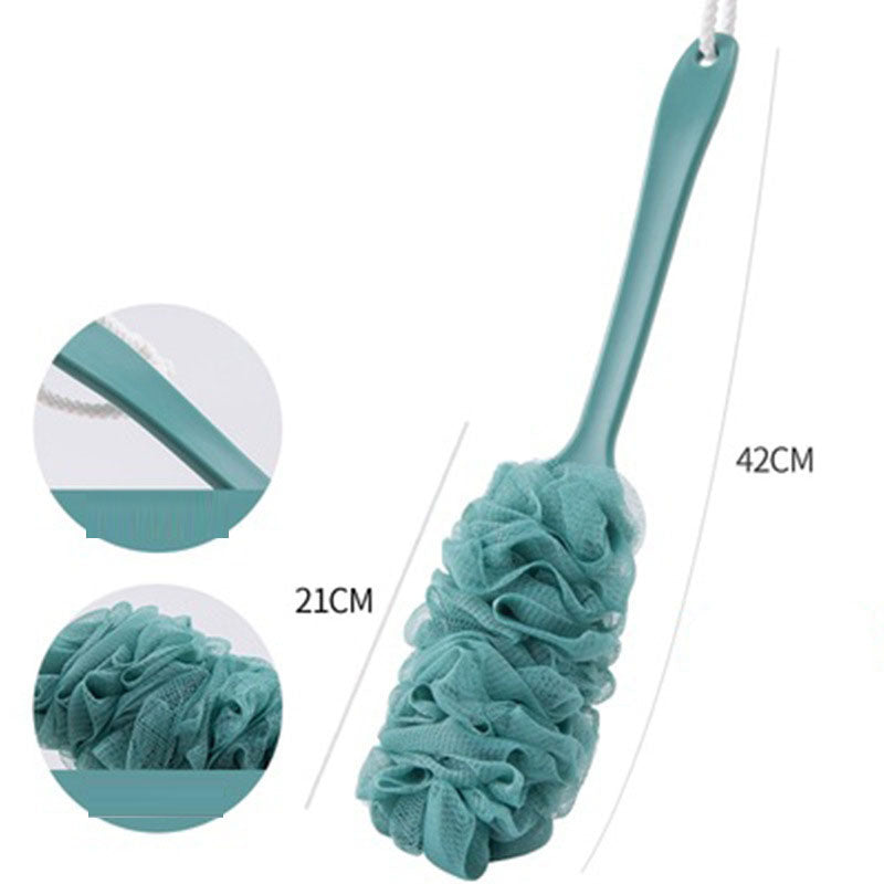 Long handled large bath brush, long handled scrubbing bath tool, flower bath brush, scrubbing bath brush, scrubbing bath ball, s - Julia M LifeStyles