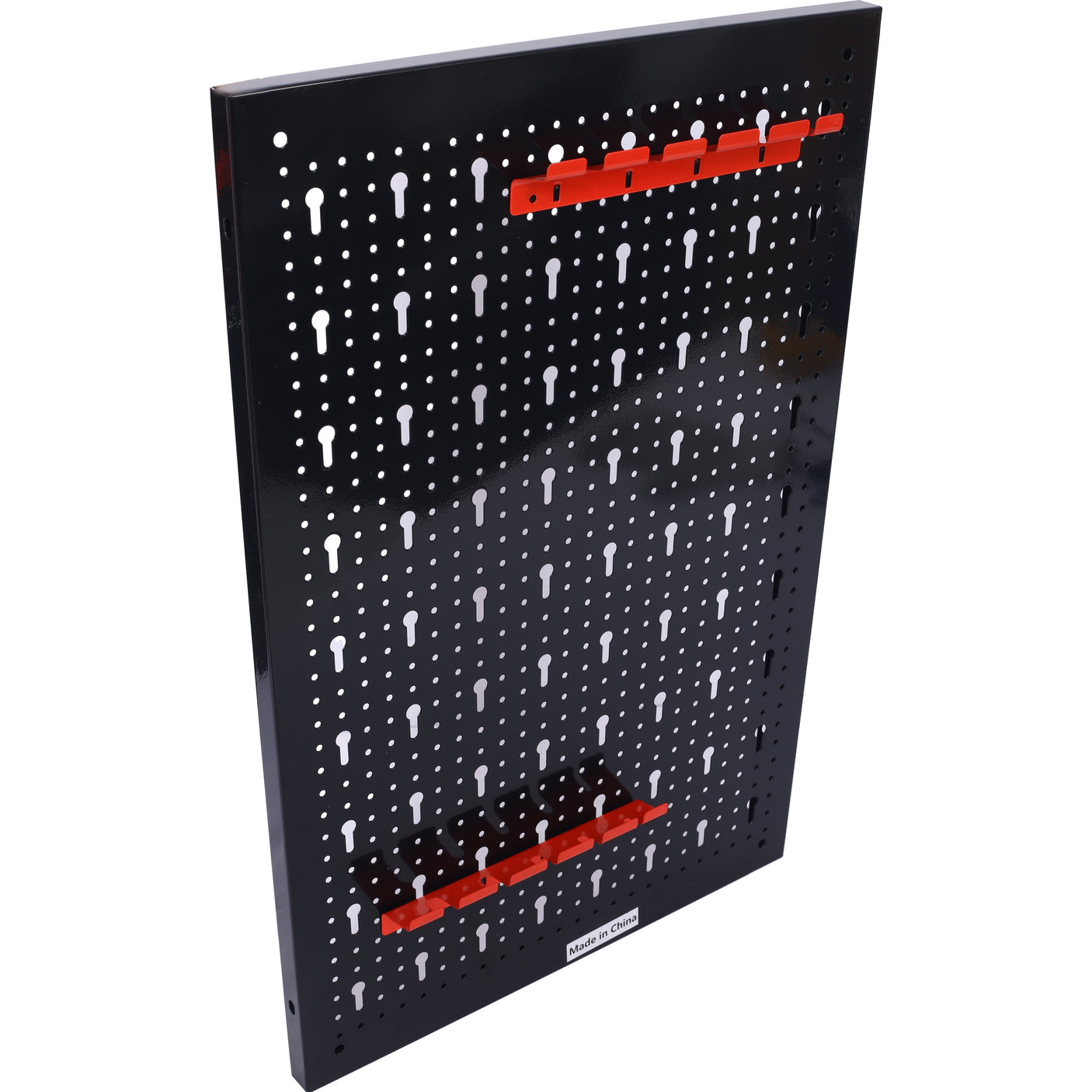 4-foot metal garage nail board tool rack with 3 nail board wall mounted tools for storing nail boards, black - Julia M LifeStyles