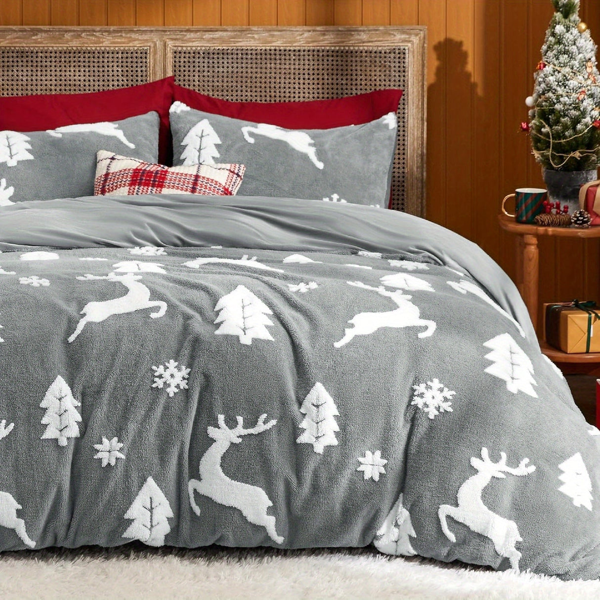 Bedsure Luxurious Faux Fur 3-Piece Duvet Cover Set - Ultra Soft Cozy Bedding Julia M LifeStyles