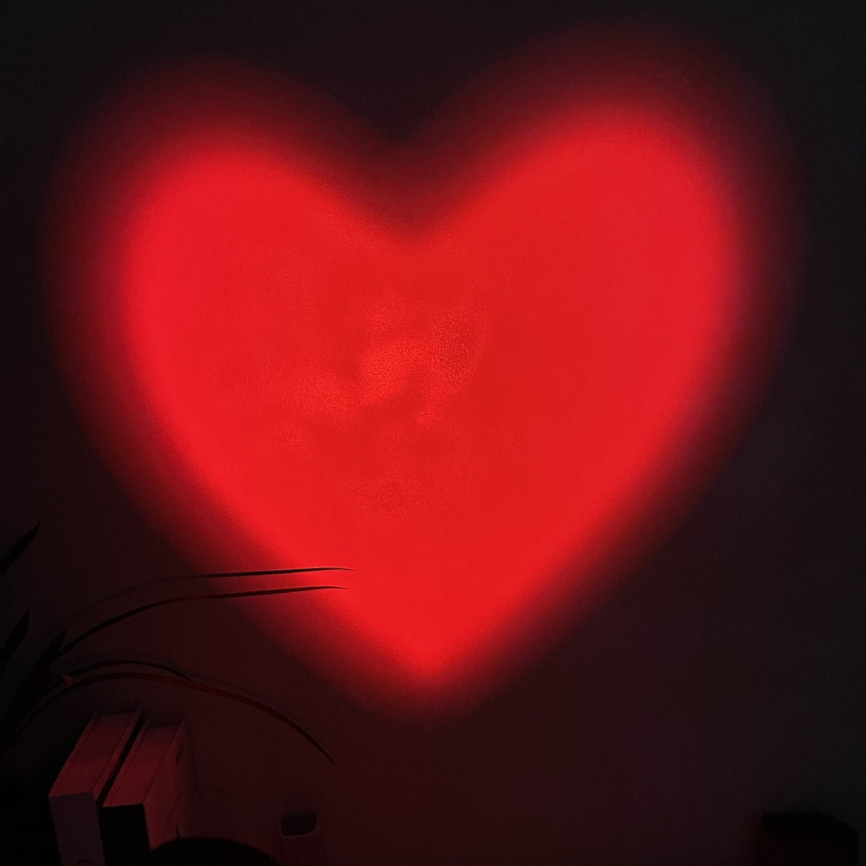 Red Heart Projection Mood Light: Illuminate Your Space with Style