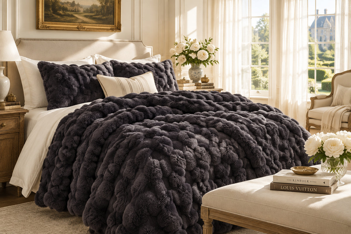 Stillhaven Double-Sided Sofa Throw Blanket