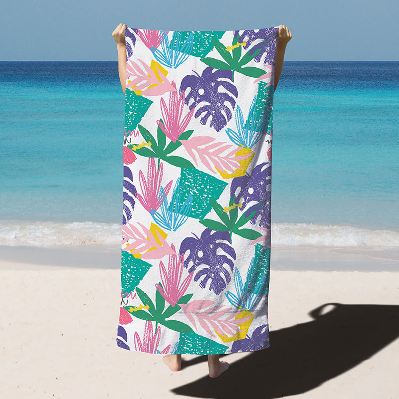 Luxury Quick-Dry Microfiber Swim Towel in Vibrant Colors