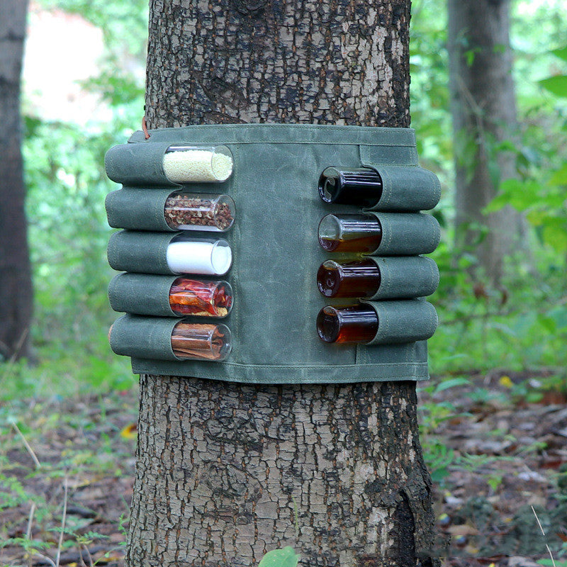 Outdoor Camping Glass Seasoning Bottle Portable Set - Julia M LifeStyles