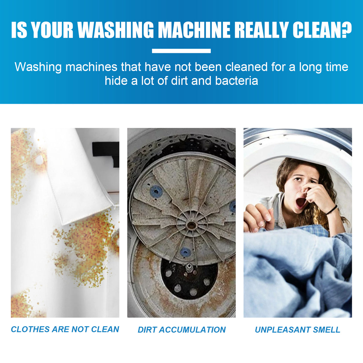 Washing Machine Cleaner, Washing Machine Tank Automatic Drum Liner Dirt Cleaning Sheet - Julia M LifeStyles