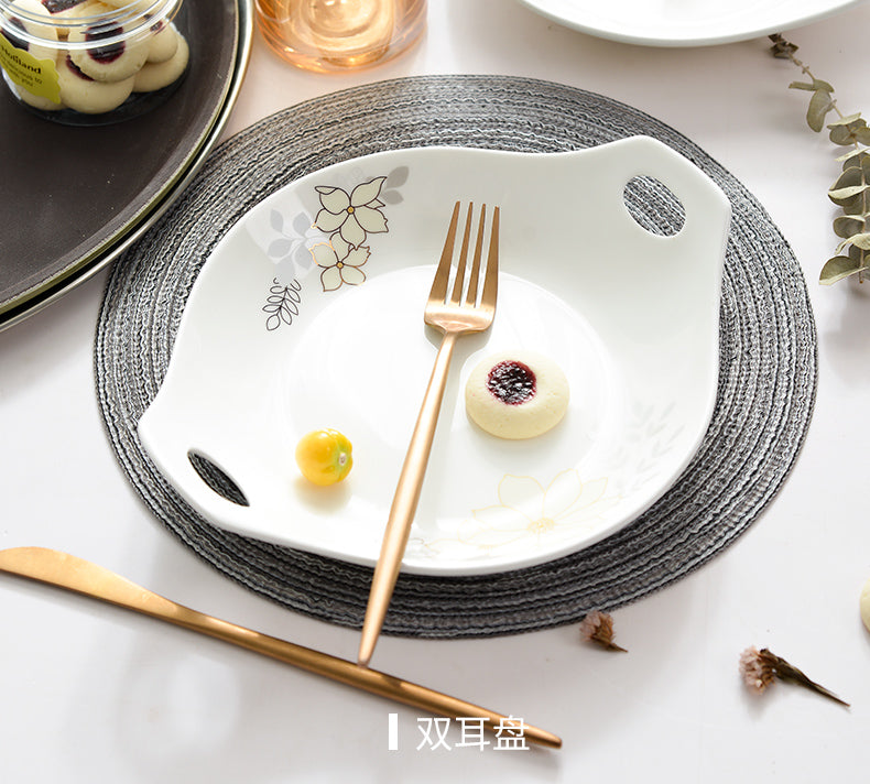 Domingo Home European Simple Bone China Tableware Set