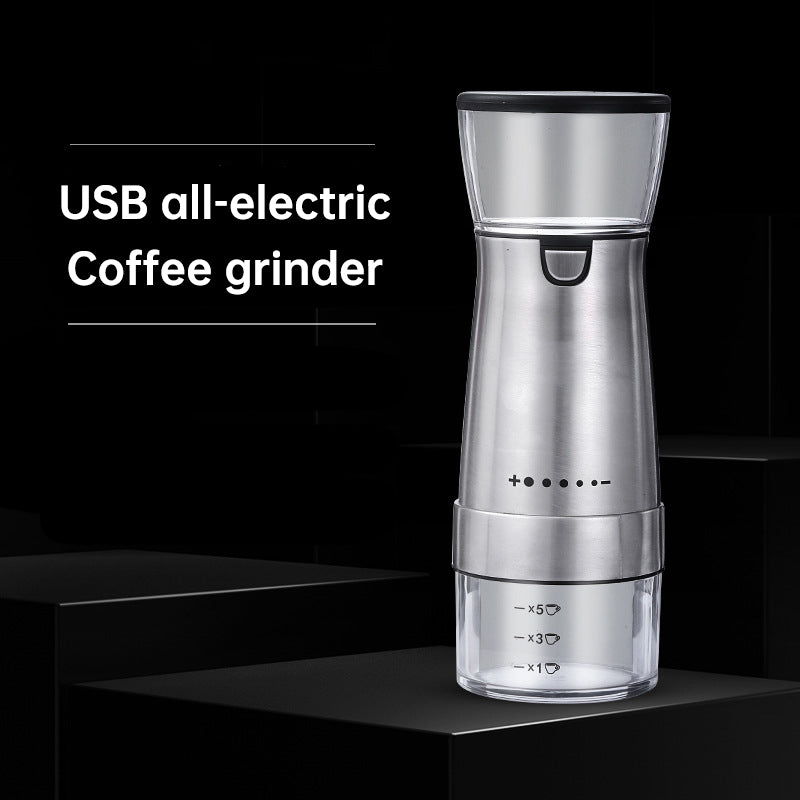 Household Grinder Small Coffee Machine Portable USB Fully Automatic Electric Coffee Bean Grinder eprolo