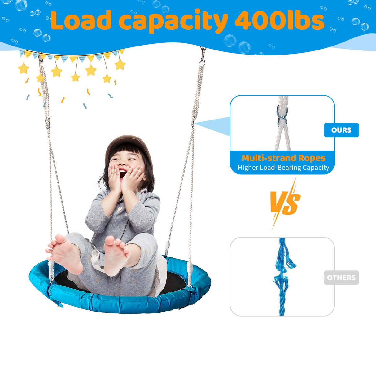 Metal Swing Stand With Saucer Outdoor Playground Metal Swing Set For Kids Outdoor Play Equipment eprolo
